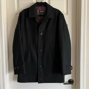 Classic London Fog Wool satin fully lined insulated warm and cozy coat